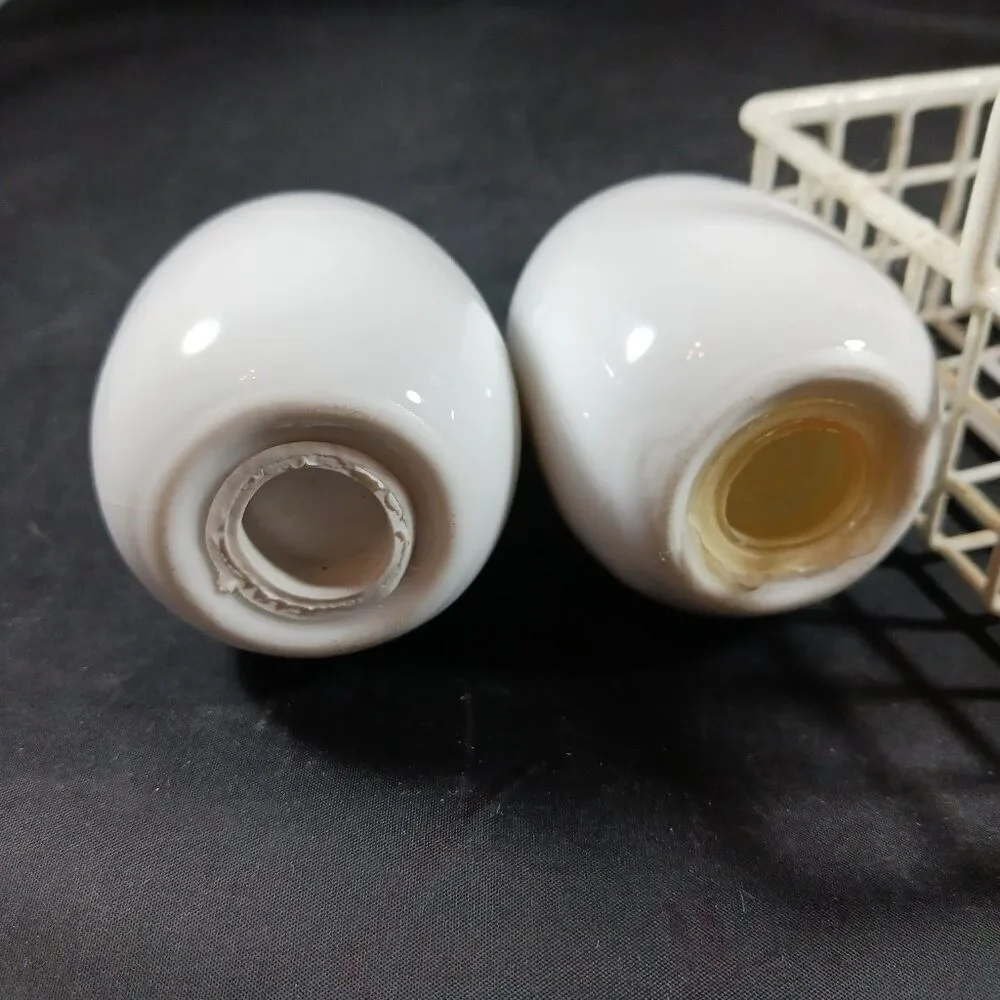 Vintage Egg in Basket Salt and Pepper